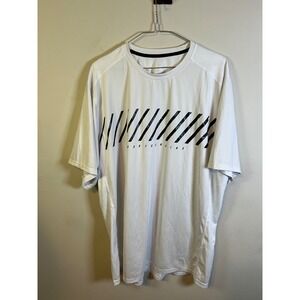 Liberty Pro Mens T-Shirt Port Running Graphic Performance White XXL